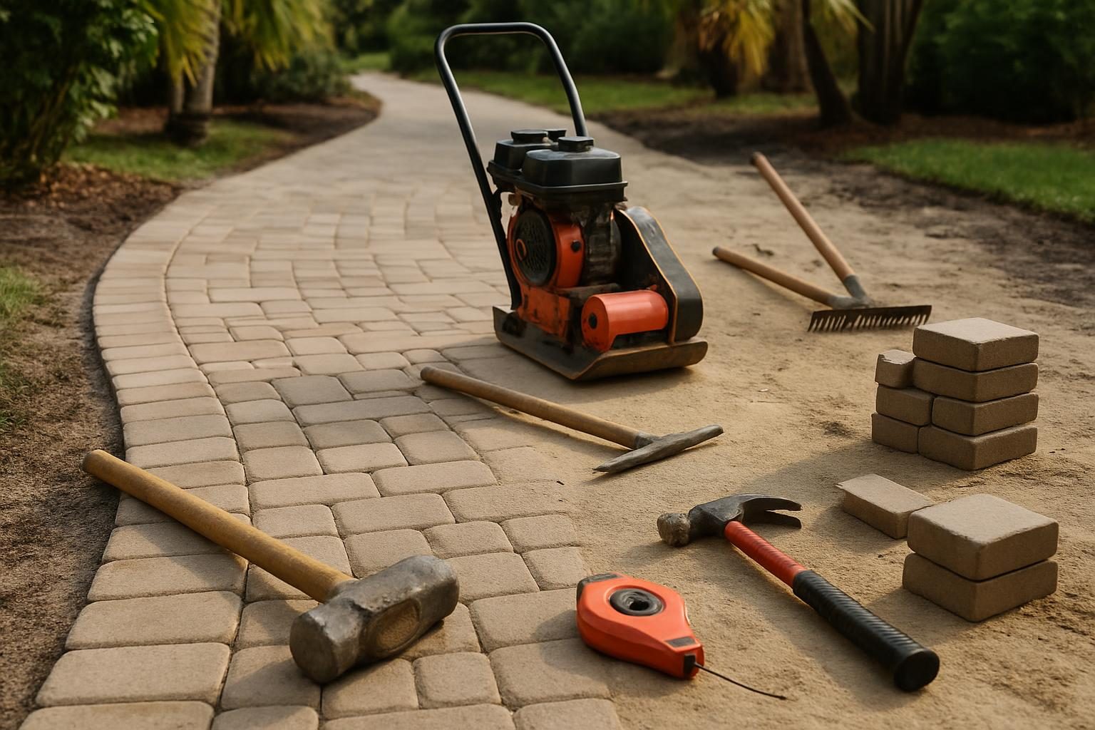 Stock photo: Walkway Paving